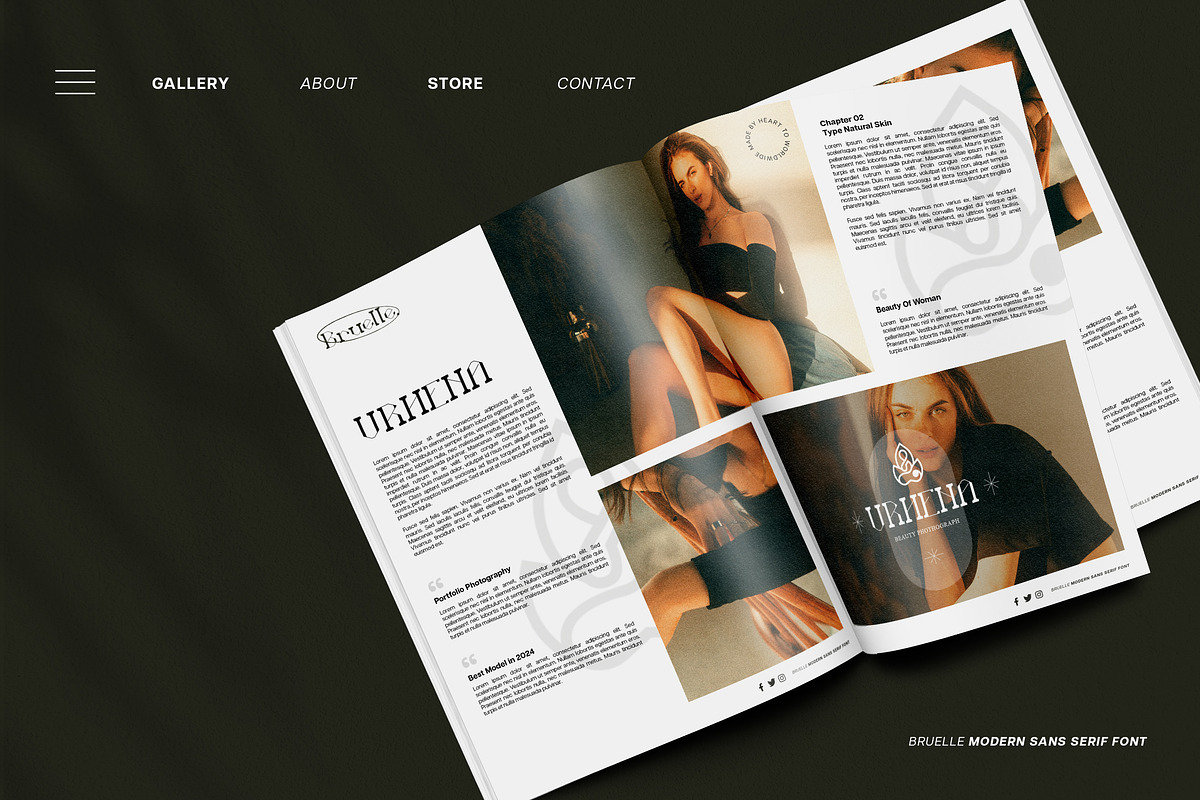 Bruelle Fonts, a Serif Font by Brightone (Photo 6 of 7)