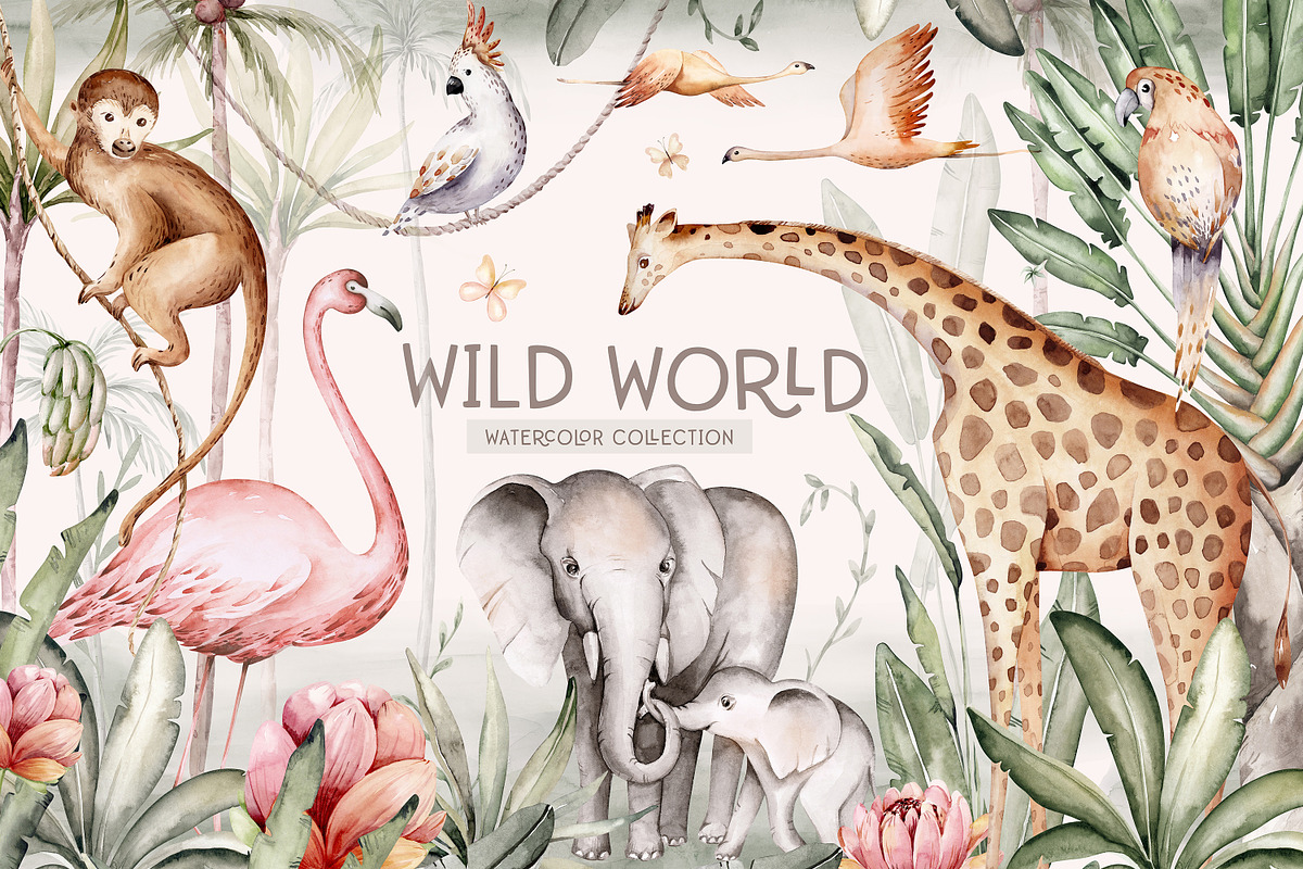 Wild world. African collection, an Animal Illustration by Peace ART (Photo 1 of 12)