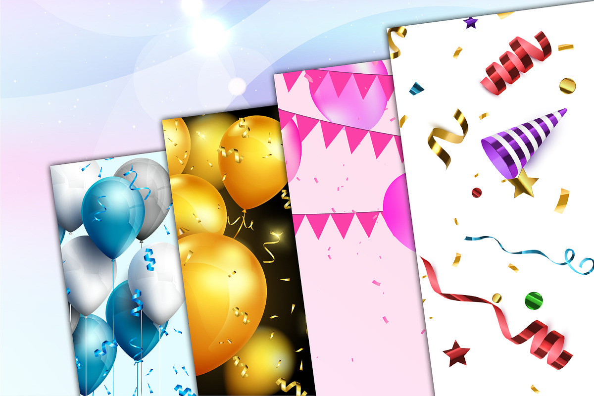 Happy Birthday Background, a Background Graphic by Digital Studio (Photo 4 of 6)