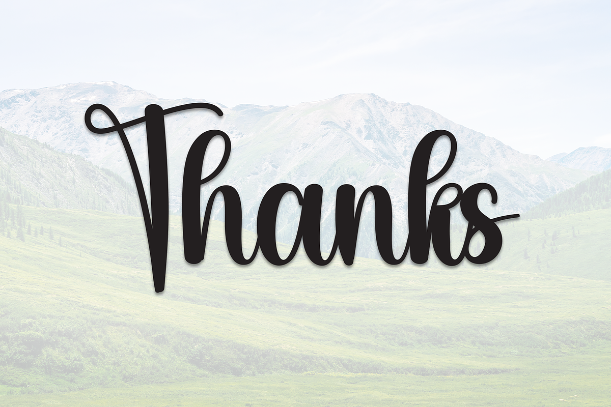 Highland | Script Font, a Handwritten Font by Scratchones (Photo 9 of 9)