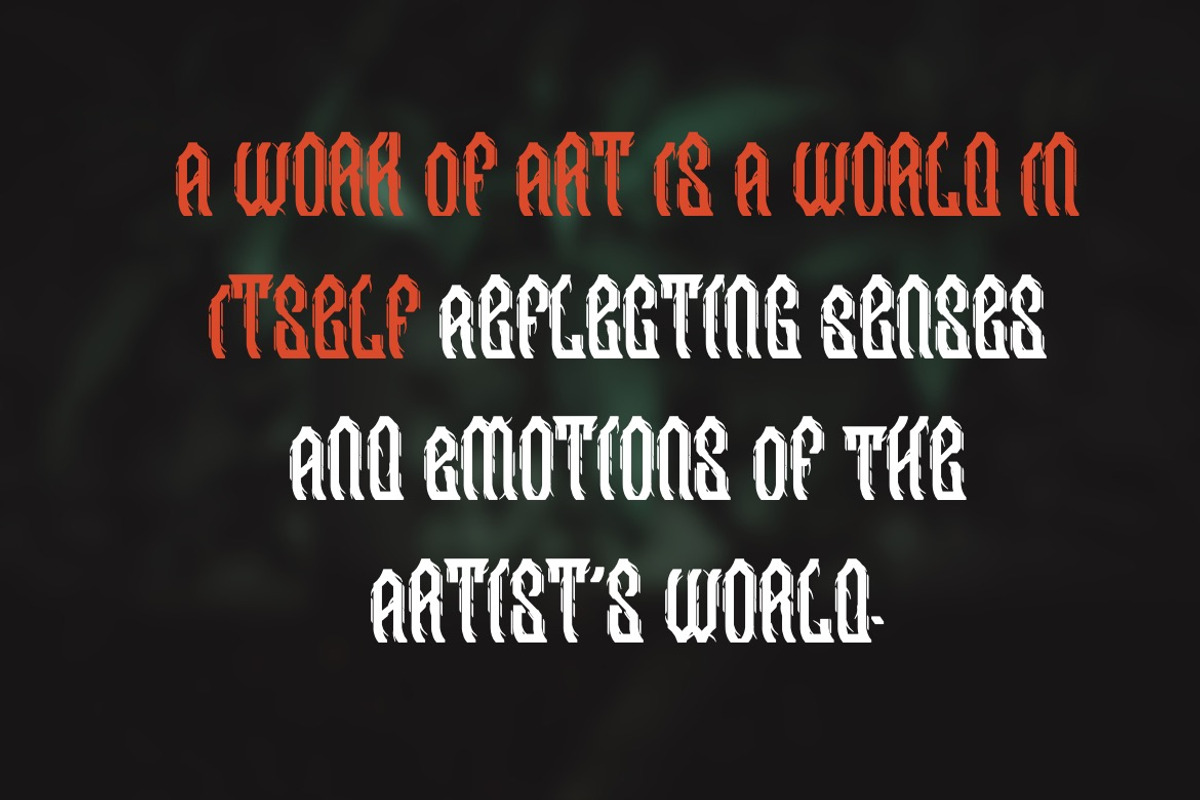 Vetlicaz - Blackletter Font, a Blackletter Font by Dhabee (Photo 3 of 12)