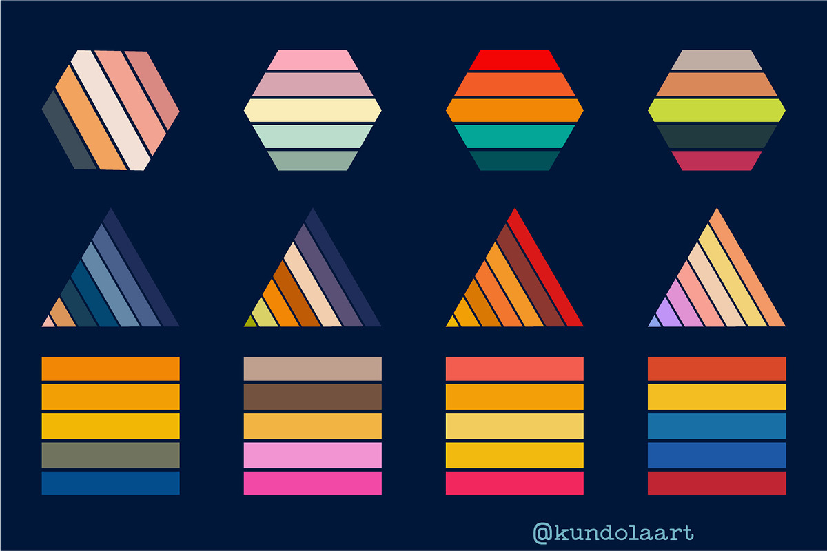 Retro sunset. SVG, PNG, a Shape Add-On by KundolaArt (Photo 9 of 9)