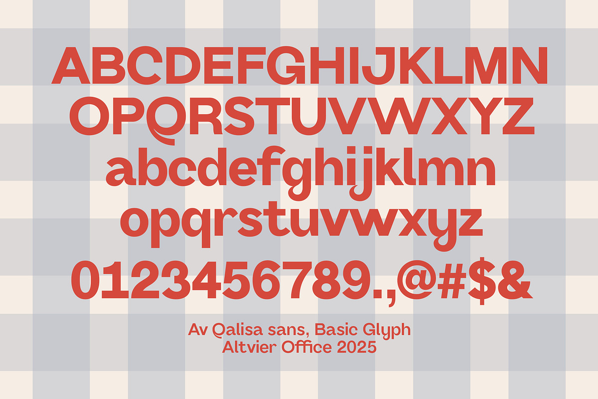 Qalisa - Modern sans, a Sans Serif Font by Uncarving (Photo 5 of 20)