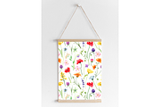 Watercolor Wildflowers clipart, a Decorative Illustration by Lemon design (Thumbnail 15 of 21)