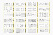 Womenswear Vector Mockup Bundle, an Apparel Mockup by S.i. Graphics® (Thumbnail 2 of 9)