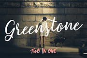 Greenstone Script (50% off), a Script Font by Hustle Supply Co. (Thumbnail 1 of 5)