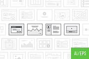 Lil Pages - 50 UI layouts, a Product Mockup by Lil Squid (Thumbnail 1 of 4)