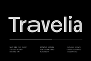 Travelia Sans Serif Font Family, a Sans Serif Font by Yukita Creative (Thumbnail 1 of 12)