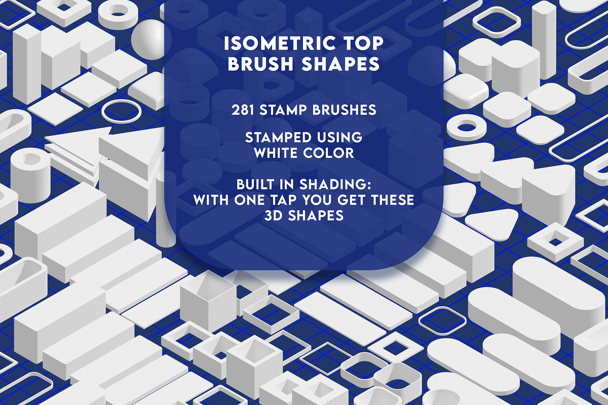 1300+ Procreate Isometric 3D Brushes, a Brush Add-On by BrushBoy (Photo 5 of 9)
