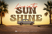 Malibu Chunk - Retro Groovy Font, a Sans Serif Font by Aksapix Studio (Thumbnail 6 of 8)