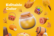 Thanksgiving 3D Icons, an Object 3D Model by Rakata Studio (Thumbnail 5 of 6)