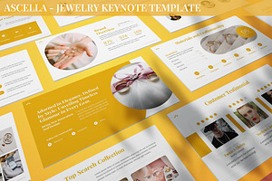 Ascella - Jewelry Keynote Template, a Presentation Template by SlideFactory