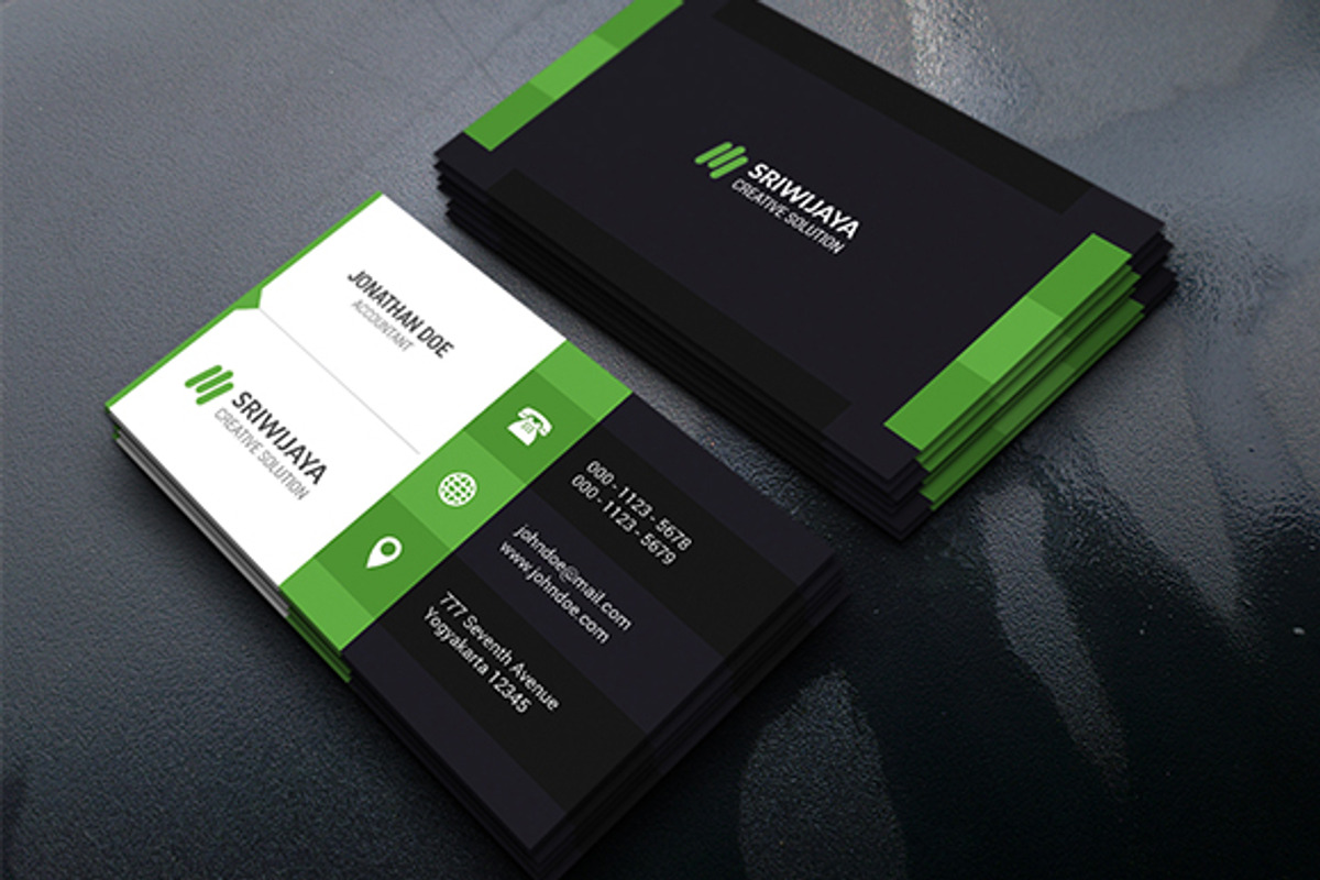 Modern Corporate Business Card, a Business Card Template by InfinityArt (Photo 3 of 4)
