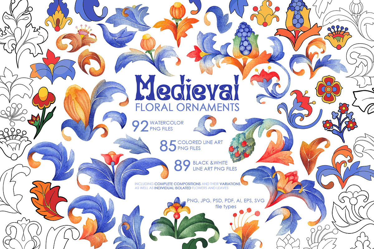 Medieval watercolor collection, a Person Illustration by Ekaterina Glazkova (Photo 9 of 15)