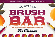 The Brush Bar | 60 Procreate Brushes, a Brush Add-On by Callie Rian & Co. (Thumbnail 1 of 13)
