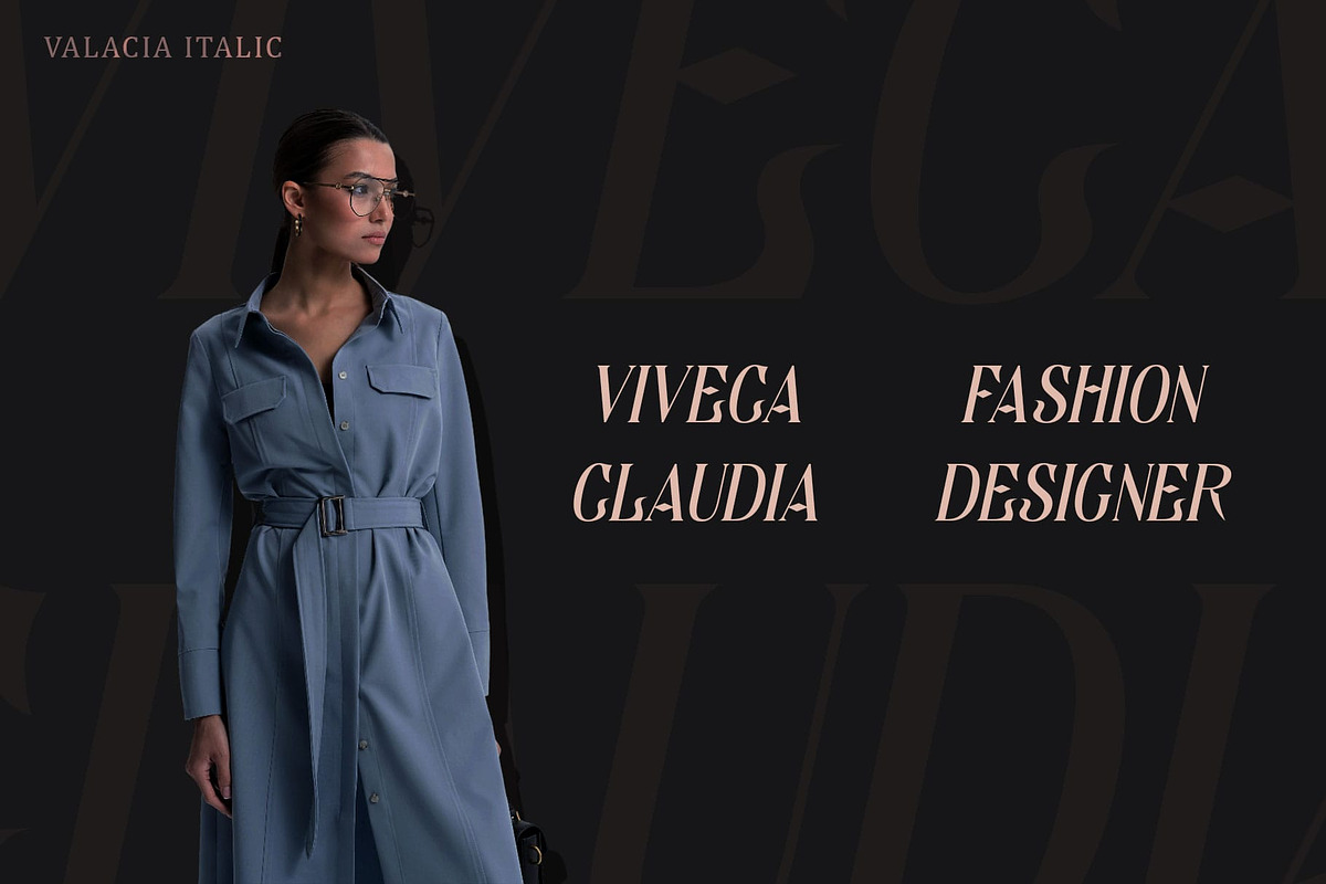 Valacia – Display Serif, a Serif Font by Craft Supply Co. (Photo 4 of 8)