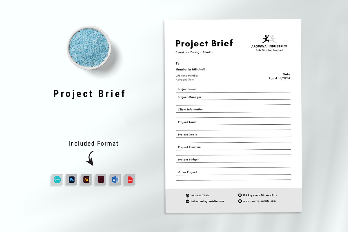 Invoice - Letterhead - Proposal, a Stationery Template by MNT-Creator (Photo 4 of 6)
