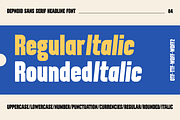 Depnoid Headline Font, a Sans Serif Font by 24Design Studios (Thumbnail 8 of 10)