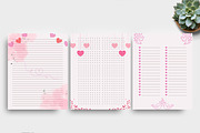 Valentines notebook page, a Stationery Template by Ultimate Template Shop (Thumbnail 3 of 6)