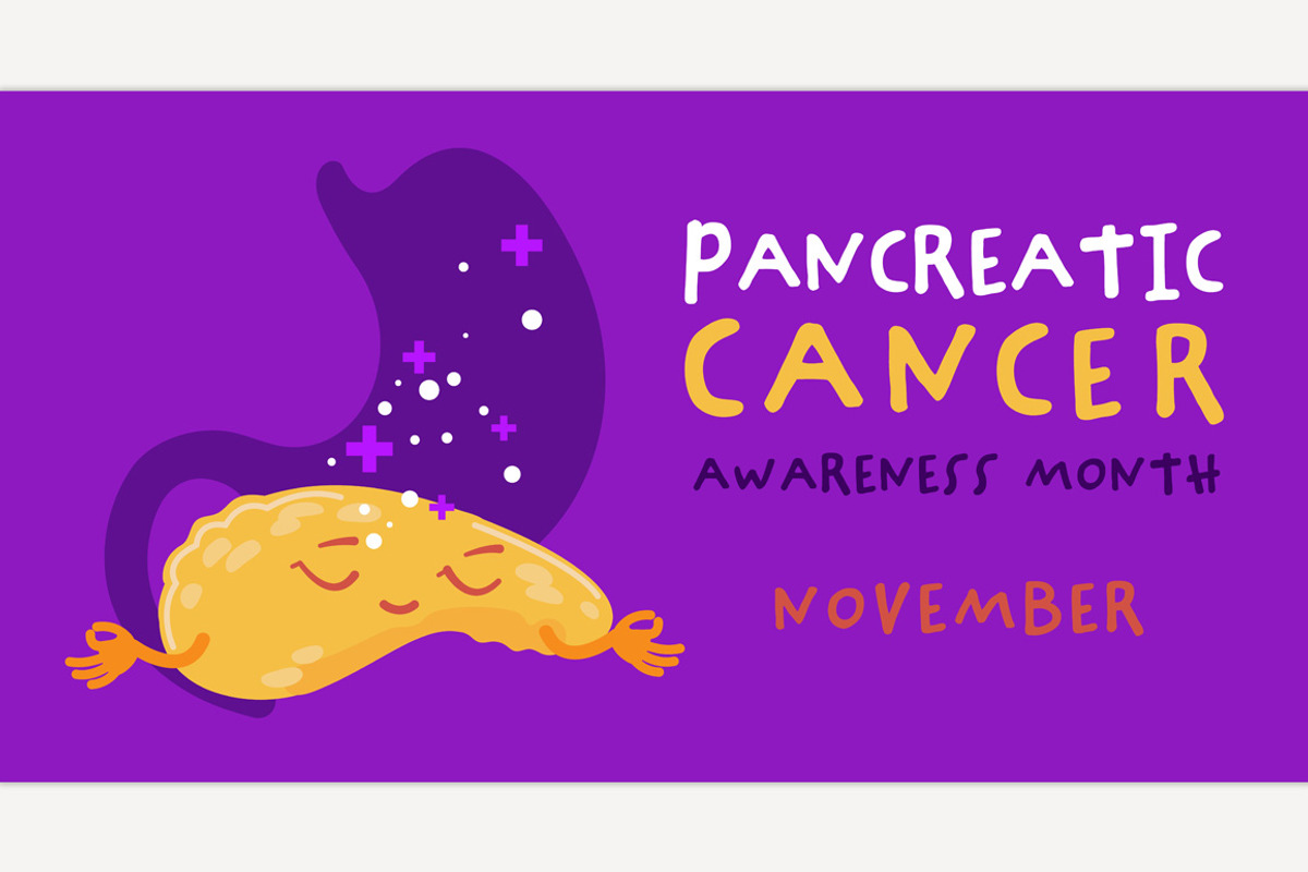 Pancreatic cancer awareness month., a Healthcare Illustration by Anna's Shop