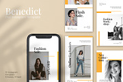 Bennedict - Instagram Stories & Post, a Social Media Template by Creatchees.std (Thumbnail 1 of 6)