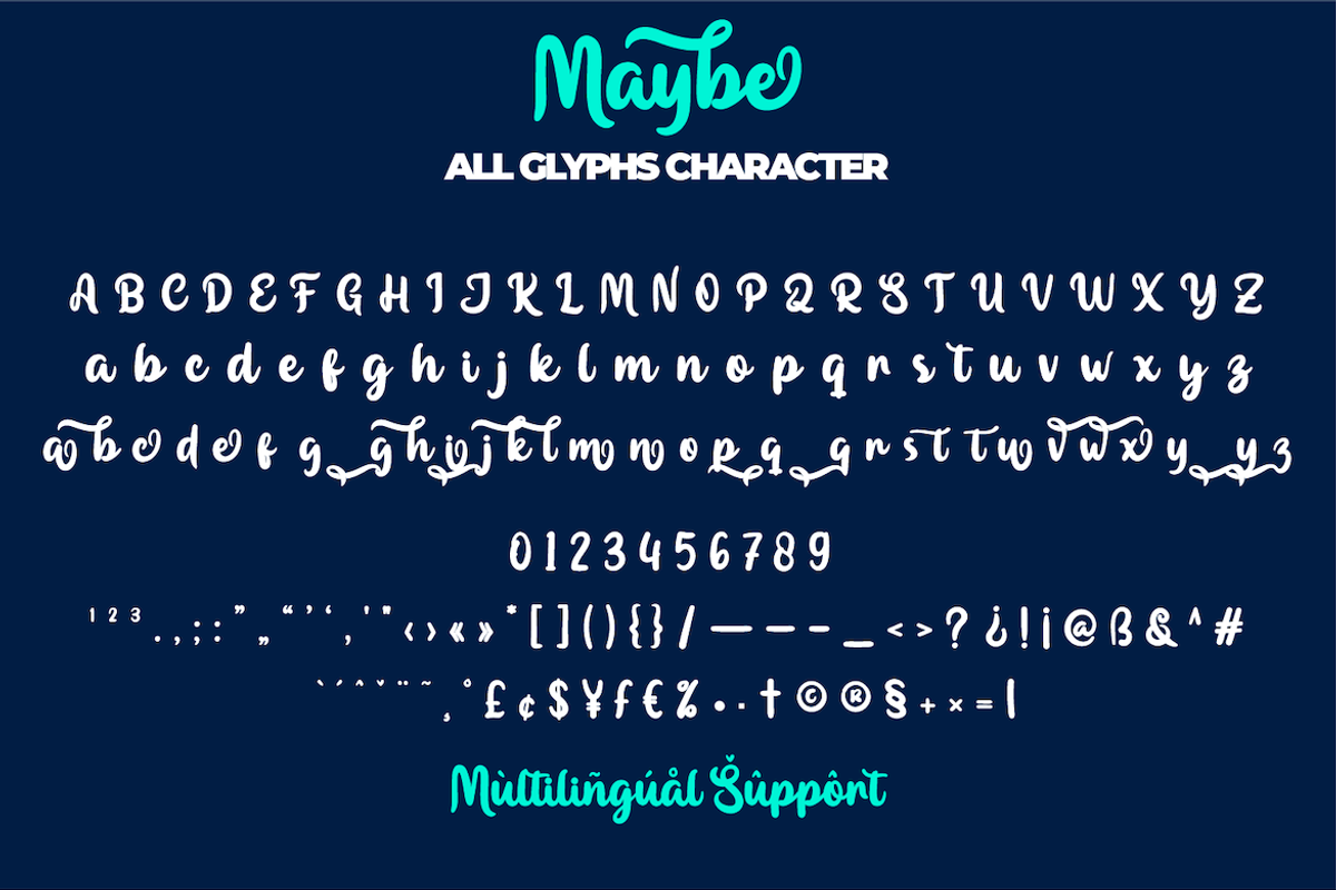 Maybe, a Script Font by twinstd (Photo 10 of 11)