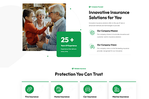 Insurance Company WordPress Theme