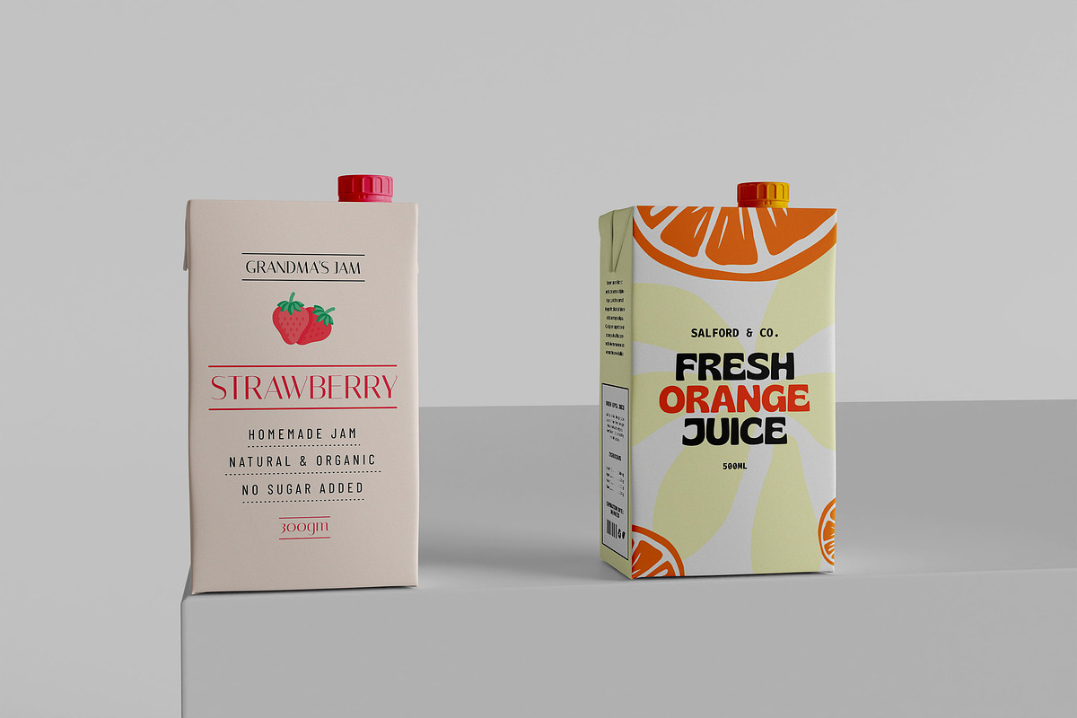 Juice Box Mockup, a Packaging Mockup by MA-KING_ART (Photo 1 of 2)
