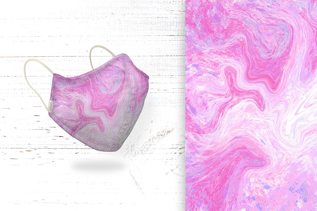Marble Suminagashi Digital Textures, a Texture Graphic by RabbitAndPencil (Photo 9 of 10)