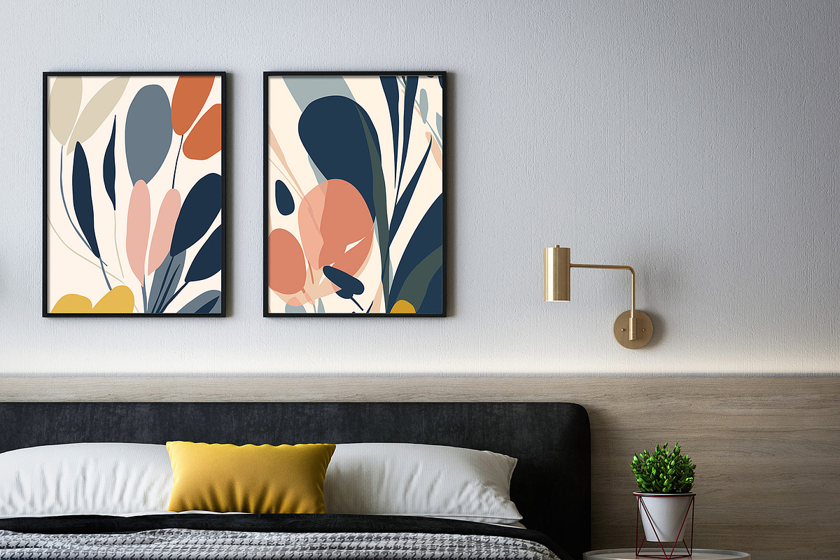 Blooming Floral Abstract Art Print, a Decorative Illustration by Vibrand Studio (Photo 10 of 13)
