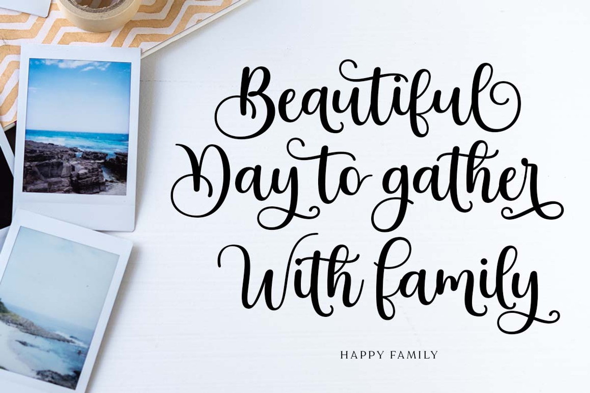 Sweet Bloom, a Script Font by Zane Studio (Photo 5 of 8)
