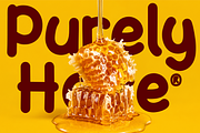 Honey Sunday Playful Display Font, a Sans Serif Font by Vadovastd (Thumbnail 7 of 11)