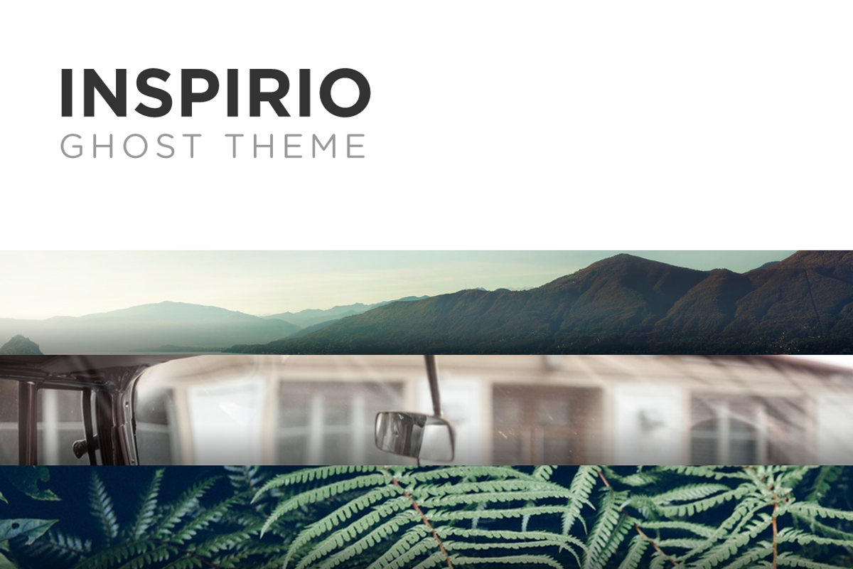 Inspirio Ghost Theme, a Websites & App Template by Vietism (Photo 1 of 5)