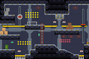 Platformer Game Tile Set 12, an Illustration by pzUH (Thumbnail 4 of 5)