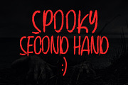 Vampire Roamer Brush Display Font, a Sans Serif Font by Maulana Creative (Thumbnail 4 of 7)