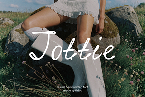 Jottie | Casual Handwritten Font, a Handwritten Font by TiriCo
