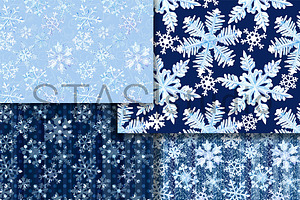 Snowflakes Watercolor Paper