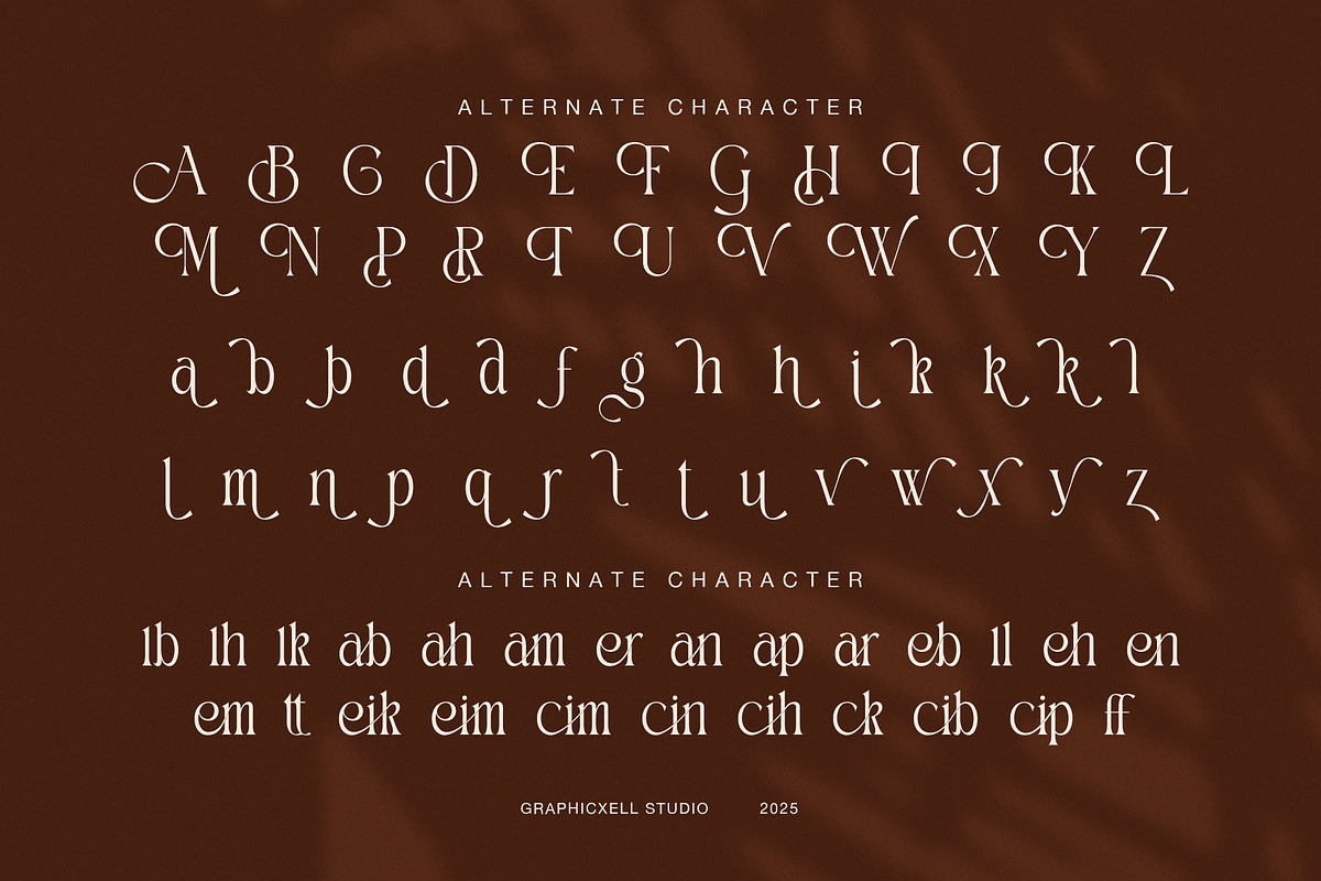 Walker Elegant Serif Font, a Serif Font by Graphicxell (Photo 8 of 8)