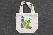 Vegan Food | Patterns and more, a Food Illustration by Retro Graphic Box (Thumbnail 3 of 9)