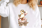 Whimsical Easter Duck Clipart, an Illustration by designcity5 (Thumbnail 4 of 5)