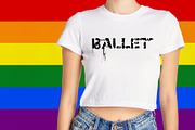 Ballet – Bold Typo for Pride Month, a Decorative Illustration by Elibee (Thumbnail 2 of 6)