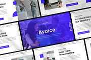 Avoice Powerpoint Presentation, a Presentation Template by slidenotion (Thumbnail 1 of 7)