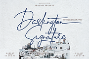 Darlington Signature, a Script Font by Glyphstyle (Thumbnail 1 of 11)