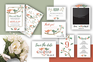 Wedding Set - love birds