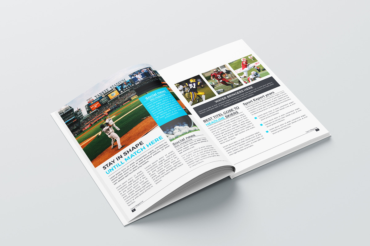 Sports Magazine, a Magazine Template by obidullah_01 (Photo 5 of 13)