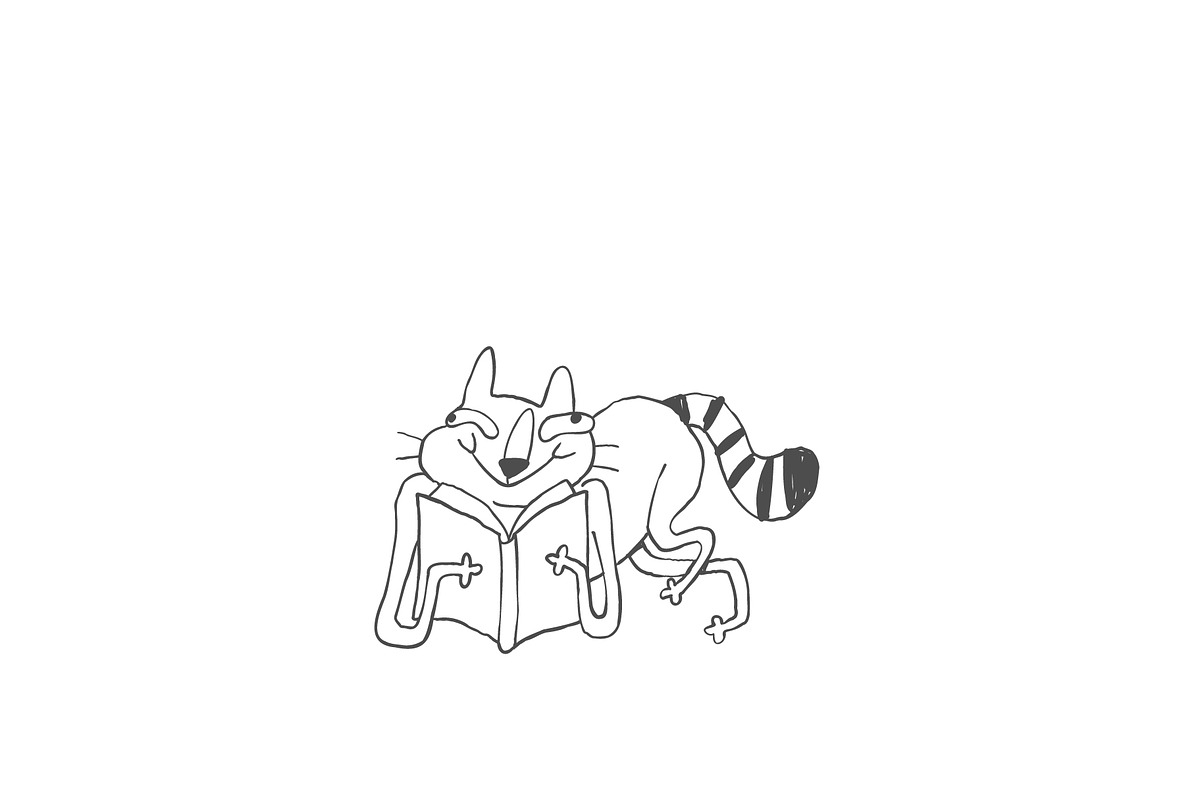 Cat characters in a Bookshop, an Illustration by Anastasiya Klempach (Photo 9 of 10)