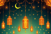 32 PNG Golden Islamic Lantern Patter, a Pattern Graphic by adenpinkstore (Thumbnail 16 of 17)