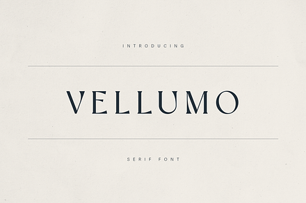 Vellumo – Elegant Serif Font