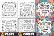 Winter Quotes Coloring Book, an Object Graphic by protabsorkar11 (Thumbnail 1 of 4)