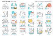 Color line icons, an Outline Icon by Howcolour (Thumbnail 22 of 32)